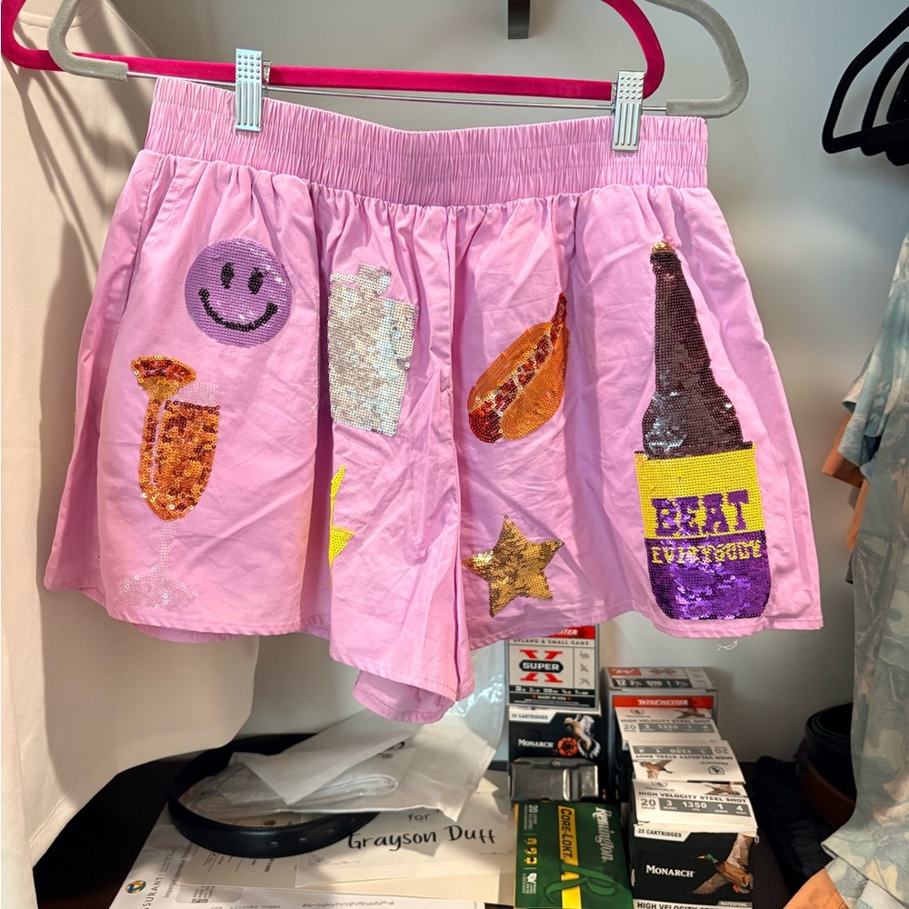 Queen of Sparkles Beat Everybody Shorts